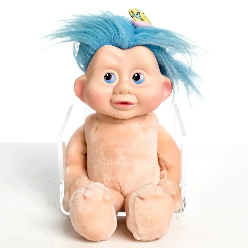 Vintage Rare 1991 Magic Trolls Babies ARABESQUE 10 inch Plush